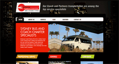 Desktop Screenshot of endeavourcoachcharters.com.au